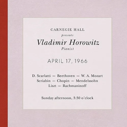 RCA Victor Symphony Orchestra - Piano Sonata No. 11 In A Major, K. 331 (300i): Vladimir Horowitz Live At Carnegie Hall - Recital April 17, 1966: Scarlatti, Beet