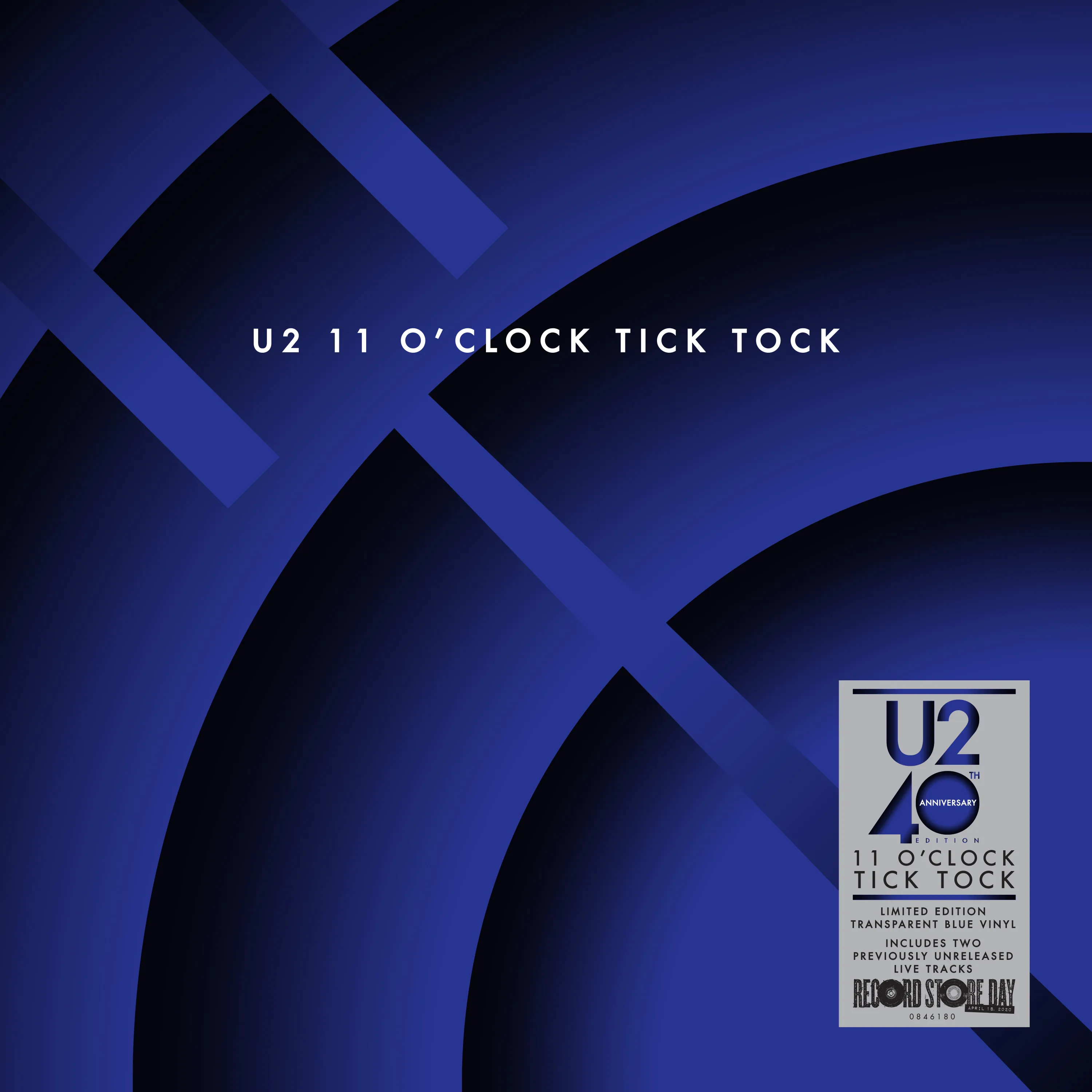 U2 - 11 O’CLOCK TICK TOCK (40th Anniversary Edition) [RSD Drops Aug 2020]